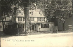 The Page House Danvers, MA Postcard Postcard Postcard