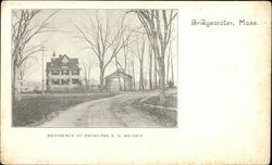 Residence of Principal A. G. Boyden Bridgewater, MA Postcard Postcard Postcard