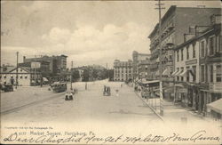 Market Square Harrisburg, PA Postcard Postcard Postcard