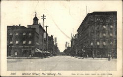 Market Street Harrisburg, PA Postcard Postcard Postcard