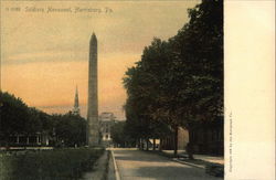 Soldiers Monument Postcard