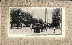 View of Fountain Square Harrisburg, PA Postcard Postcard Postcard