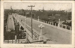 Mulberry Street Bridge Harrisburg, PA Postcard Postcard Postcard