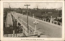 New Mulberry Street Bridge Harrisburg, PA Postcard Postcard Postcard