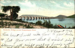 Rockville Bridge Across Susquehanna River Postcard