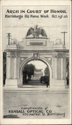 Arch in Court of Honor Postcard