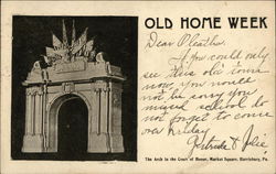 The Arch in the Court of Honor Harrisburg, PA Postcard Postcard Postcard