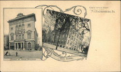 Board of Trade Building and High School Harrisburg, PA Postcard Postcard Postcard