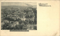 View South from Water Tower Postcard