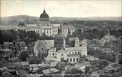 The New Capitol and Surroundings, Looking from the Susquehanna Harrisburg, PA Postcard Postcard Postcard