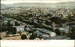 View of City from Stand Pipe Harrisburg, PA Postcard Postcard Postcard