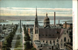 View from Capitol, Looking West Postcard