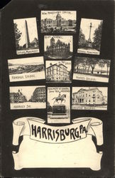 Greetings from Harrisburg Postcard