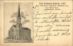 Zion Lutheran Church Postcard