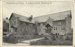 Parish House and Rectory, St. Andrew's Church Harrisburg, PA Postcard Postcard Postcard