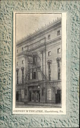 View of Orpheum Theatre Harrisburg, PA Postcard Postcard Postcard