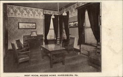 Rest Room, Moose Home Harrisburg, PA Postcard Postcard Postcard