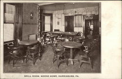 Grill Room, Moose Home Postcard