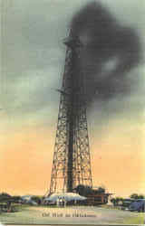 On Well In Oklahoma Oil Wells Postcard Postcard