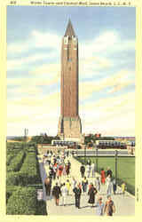 Water Tower And Central Mall, Jones Beach Postcard