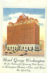 Hotel George Washington, 23rd Lexington Ave, Cor. 23rd St. Postcard