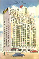 Hotel Dixie, 43rd Street West of Broadway Postcard