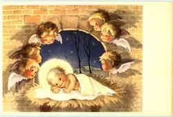 Baby Angels Postcard