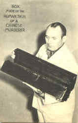 Box Made Of The Human Skin Of A Chinese Murderer Circus Postcard Postcard