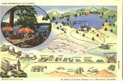 Lake Arrowhead Postcard