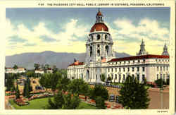 The Pasadena City Hall Postcard