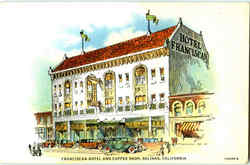 Franciscan Hotel And Coffee Shop Salinas, CA Postcard Postcard