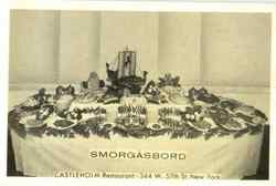 Smorgasbord, 344 W. 57th St New York City, NY Postcard Postcard