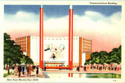 Communications Building 1939 NY World's Fair Postcard Postcard