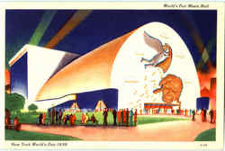 World's Fair Music Hall Postcard