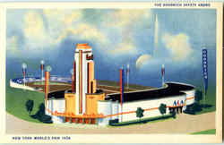 The Goodrich Safety Arena 1939 NY World's Fair Postcard Postcard