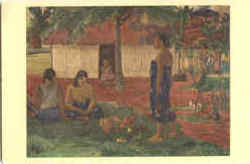 Oh You're Jealous - Paul Gauguin French Art Postcard Postcard