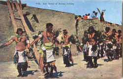 Sun Dance Of Acoma Indians Native Americana Postcard Postcard