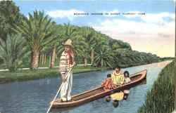 Seminole Indians In Sunny Florida Postcard