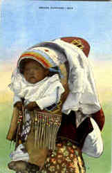 Indian Papoose Postcard