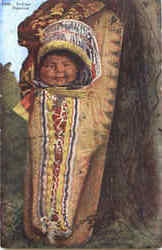 Indian Papoose Postcard