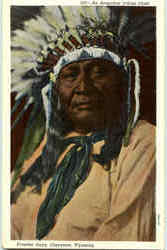 An Arapahoe Indian Chief Cheyenne, WY Postcard Postcard