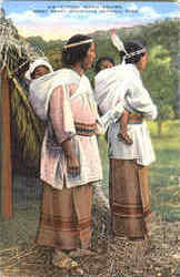 Typical Indian Squaws, Great smoky Mountains National Park Postcard