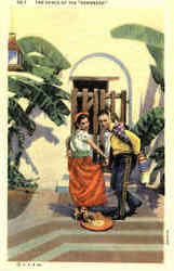 The Dance Of The Sombrero Postcard Postcard