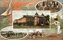 Long Beach Sanitarium California Postcard Postcard Postcard