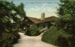 The Lodge, Franklin Park Postcard