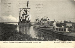 Launch Empress, Owners Lauritzen Brothers Antioch, CA Postcard Postcard Postcard