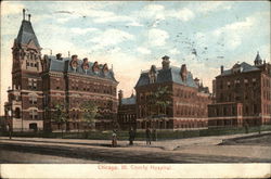 County Hospital Chicago, IL Postcard Postcard Postcard