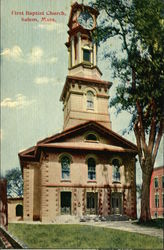 First Baptist Church Postcard