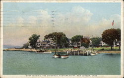 Boat Landing, The Griswold, Eastern Point New London, CT Postcard Postcard Postcard