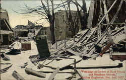 Wreckage at Corner of East Young and Needham Sts. Halifax, NS Canada Nova Scotia Postcard Postcard Postcard